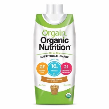 Oral Supplement Orgain Organic Nutritional Shake Iced Caf? Mocha Flavor 14 oz. Container Carton Rea 1 Each by Orgain