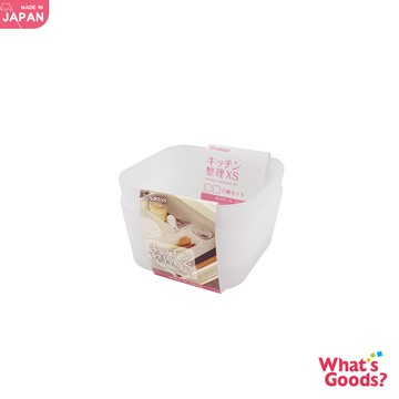 日本製 透明廚房小物整理盒/收納盒(XS)