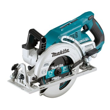 MAKITA/牧田 36V 充電式無刷 7-1/4(185mm)後把手圓鋸機(空機無電池/充電器)