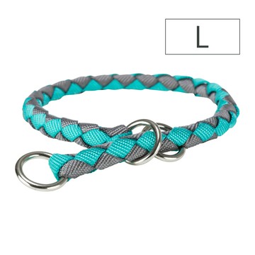 (預購) Trixie 寵物用品 編織項圈-海洋灰 L: 47-55 cm (TX144012)