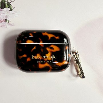 kate spade｜AirPods Pro(第2代) 精品保護殼/套-華麗玳瑁