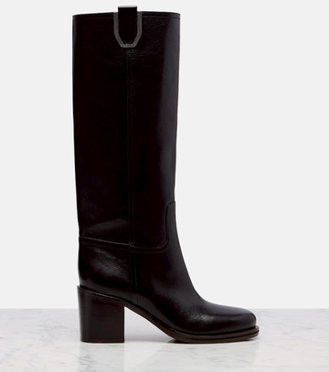 Brunello Cucinelli Leather knee-high boots