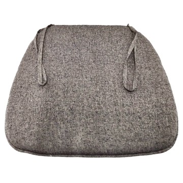 綁帶坐墊 日式坐墊 辦公室椅墊 混紡色織面料 不縮水 馬蹄形  上徑 35 x 高41 x 下徑43cm  黑色