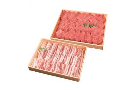 宮崎牛(約500g)・宮崎ブランドポーク(約500g)焼肉セット