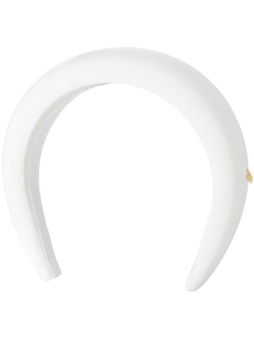 Maison Michel - Miwa padded headband - women - Polyester/Polyimide - One Size - White
