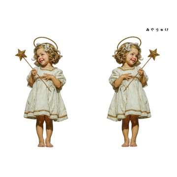 【11月新品2】08-108-0081 人物貼紙 聖誕復古風