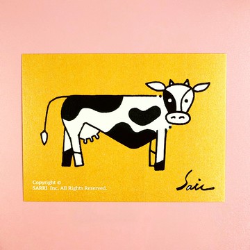 防水貼紙 機車貼紙 行李箱貼紙 乳牛  安全帽貼紙 悠遊卡 牛 細胞