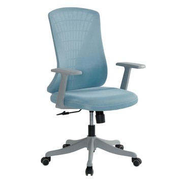 文創集 秋葵高背網布主管椅/辦公椅(二色可選＋無段微傾後仰＆高度調整)-64x64x102-112cm免組