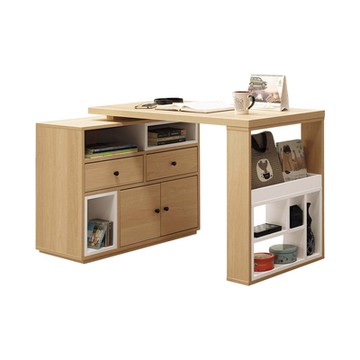 Boden-尚恩4尺多功能L型伸縮書桌/工作桌/辦公桌-120x56x75cm