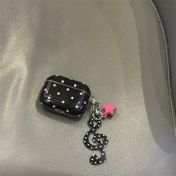 小衆粉紅星星耳機套 適用airpod4耳機殼 蘋果耳機Pro/2/3代保護套 全系列適用