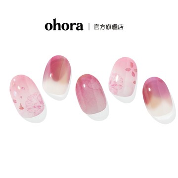 【ohora】 凝膠指甲貼(彩繪) N Tinted 官方旗艦店/大理石/彩繪/粉色/紅色