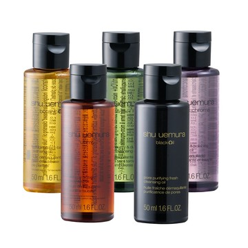 【Shu uemura 植村秀】潔顏油50ml 五入組 (抹茶/柚子/黑米/覆盆子/山茶花)任選 台灣專櫃貨
