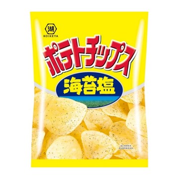 湖池屋平切洋芋片66g-海苔塩