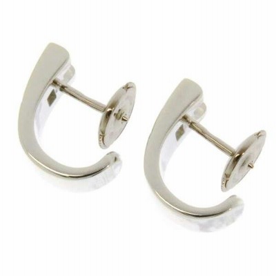 HERMES - エルメス HERMES ヘラクレス フープ ピアス Hモチーフ