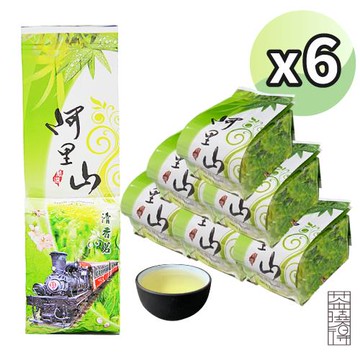 【茶曉得】冠軍熱銷阿里山醇爽烏龍茶6件組（1.5斤）