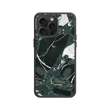 iPhone 15 Pro Max SolidX 黑 - 石紋與渲染 / Marble & Dreamy Gradient - 夜闌