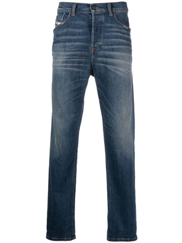 Diesel - 2005 D-Fining 09e66 tapered-leg jeans - men - Cotton/Elastane/Lyocell/Other fibres - 31/32 - Blue