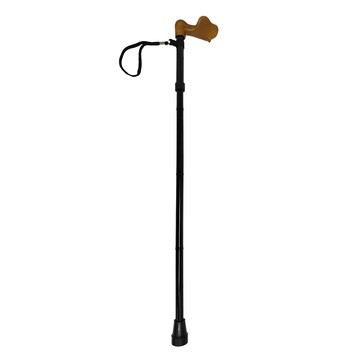 悅杖 人體工學折疊手杖 (右手用)  紳士黑  1入