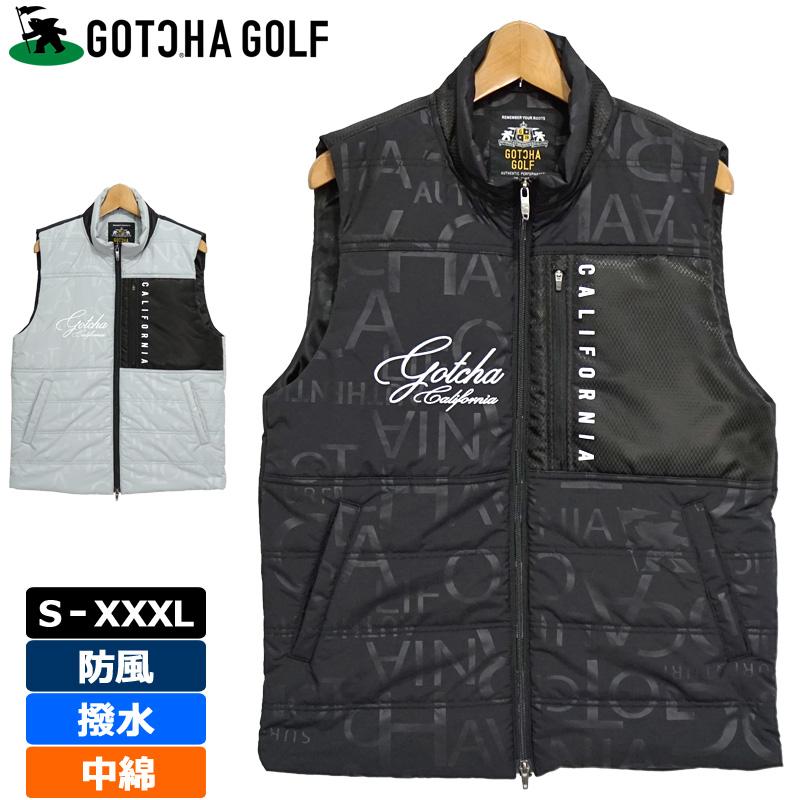 ガッチャゴルフ メンズ 防風 撥水 ベスト 213GG1600 GOTCHA GOLF 防寒 ...