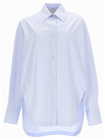 sportmax poplin kimono shirt