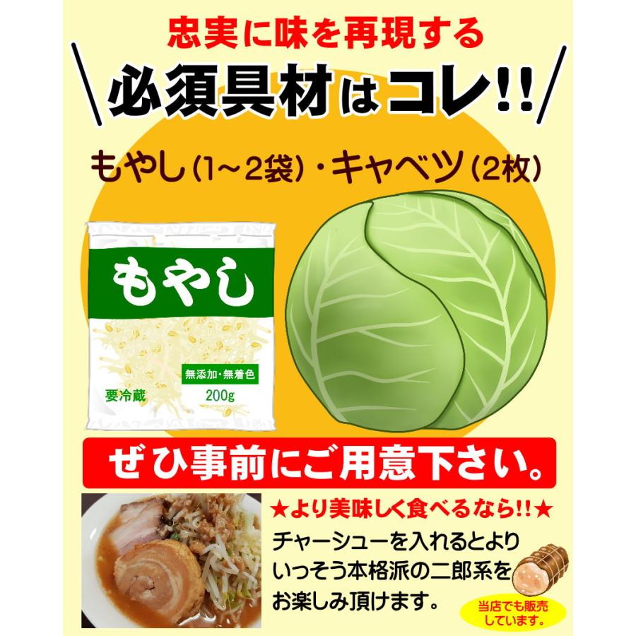 ラーメン お試しセット 送料無料 二郎系ラーメン 濃厚にんにく味噌味！≪豚系・味噌ラーメン２食セット≫二郎系インスパイア