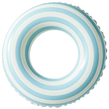 FANCY LIFE 多色充氣泳圈 兒童圓形款  圓圈藍  1個