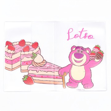 迪士尼 甜蜜夢境系列兩用護照卡套  熊抱哥  13 x 18.5cm