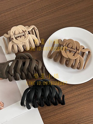 2件套 多抓夾超大號氣質復古南瓜發抓盤發加寬鯊魚夾發夾女后腦勺【繁星小鎮】