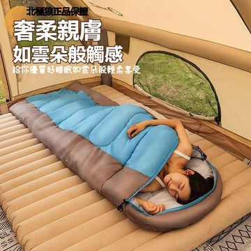 加大加厚【睡袋=被子】冬季加厚 防寒露營睡袋 旅行睡袋 防潑水 便攜式户外睡袋 大睡袋 保暖睡袋【雲朵居家】