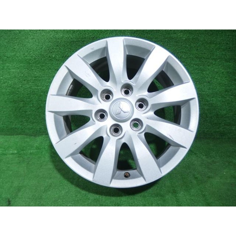 中古 三菱純正 V98W パジェロ ホイール アルミ 18インチ 7.5J 6穴 1本 