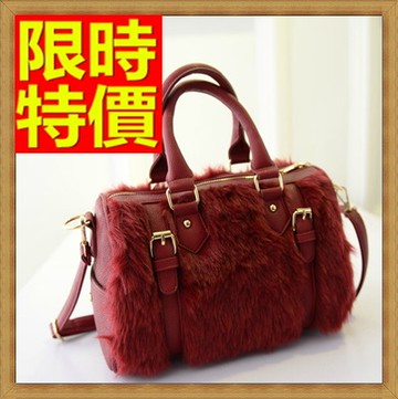 現貨+預購 皮草手提包 波士頓包-仿兔毛百搭氣質毛毛女包包4色64f40【獨家進口】【米蘭精品】