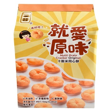一口田 十榖米同心餅 原味  150g  1袋