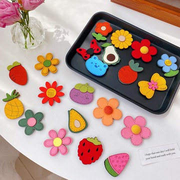 嬰兒魔術貼兒童發飾女寶寶碎發神器劉海貼發卡女童頭飾可愛發夾子