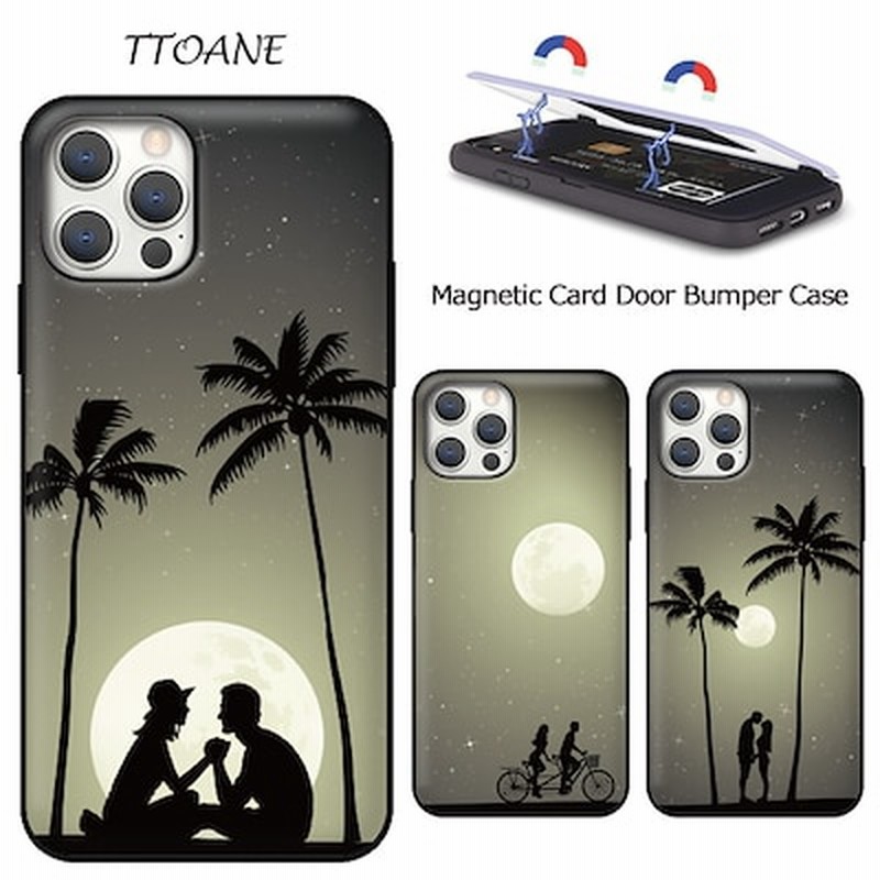 カード収納 スマホケース Iphone 11 マグネット 韓国 ロマンス カップル お揃い ペア シ 通販 Lineポイント最大1 0 Get Lineショッピング