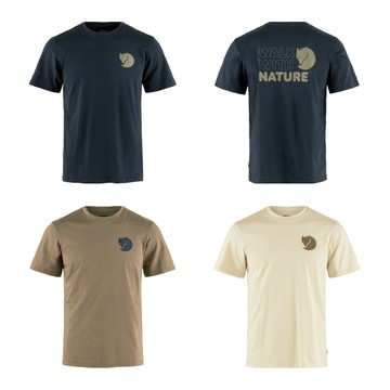 Fjallraven 北極狐 12600216- Walk With Nature 男 短袖 T恤【iSport愛運動】