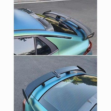 適用於汽車通用尾翼改裝三廂通用免打孔海鷗尾翼跑車翼免打孔尾翼