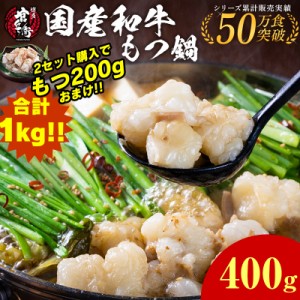 もつ鍋 もつ鍋メガ盛り400g  国産和牛もつ鍋（3～4人前 ）６種の味  送料無料 もつ鍋 もつ鍋セット ホルモン モツ鍋 牛もつ鍋  もつ 牛肉