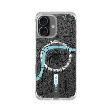 iPhone 17 ClearX (MagSafe 兼容) 晶透白 - JOCR - London (Black Logo)