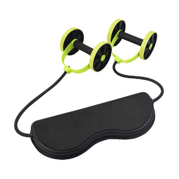 【Healgenart】多功能運動拉力雙輪健腹器 健腹健美輪