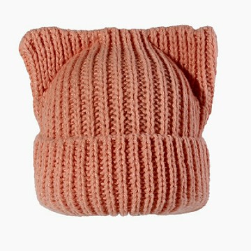 現貨+預購 韓版毛帽毛線帽子針織帽秋冬加絨厚磅保暖帽百搭冷帽休閒帽-加粗貓耳朵套頭帽護耳帽9色n1mp4