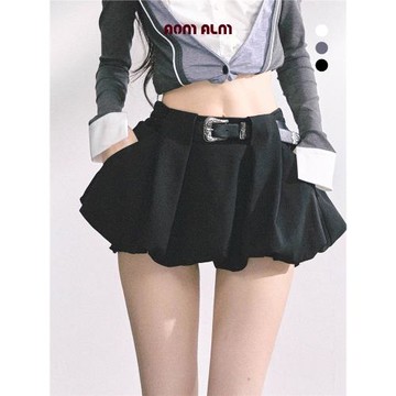 Aomalm少也眼"女團報道"%又a又颯美式辣妹半身裙女夏季花苞裙短裙