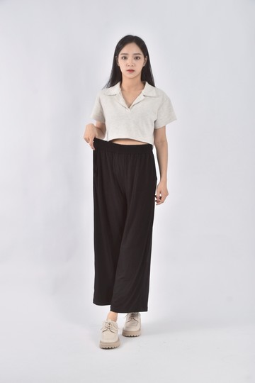 (XL) lanston sport高腰運動黑色長褲