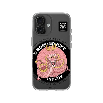 iPhone 16 Clear Case（相機按鈕） 透明 - 航海王 One Piece - D龍形態-粉戀人桃之助