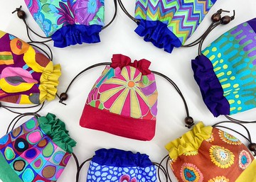 x布作束口袋x Rowan經典系列