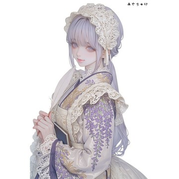 【9 月新作】07-142-0315 人物貼紙 幻想復古浪漫喫茶