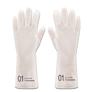 加厚80g北歐風家務用清潔手套非一次性橡膠洗碗手套透明手套廚房洗菜手套 耐用防水洗衣服手套【B804】