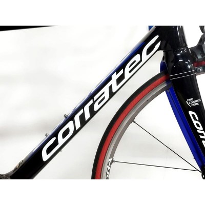 福岡)コラテック CORRATEC R.T.CARBON 2018年モデル カーボン ロードバイク 46サイズ 11速 ブラック×ブルー  ULTEGRA R8000 | LINEブランドカタログ