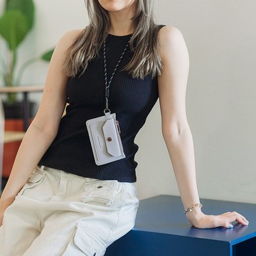 掛繩錢包和徽章夾