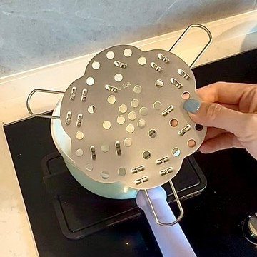 〖𝑽𝒊𝒗𝒂 𝑯𝒐𝒎𝒆〗不鏽鋼蒸架 電鍋蒸架 伸縮蒸架 隔水蒸架 蒸蛋架 蒸籠架 小蒸架 可升降 蒸籠墊 鍋架 蒸包子神器