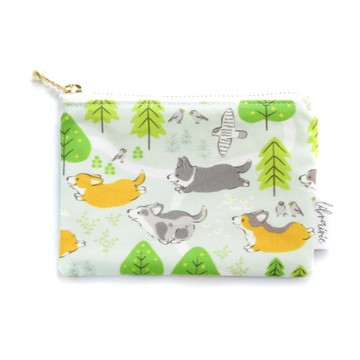 Kogipochi Corgi and Wild Birds in the Forest 硬幣盒卡片盒